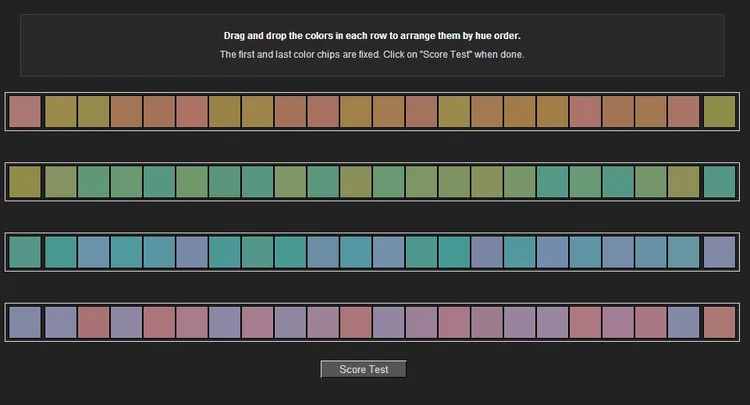 Take The Free Online Colour Test How Good Is Your Vision