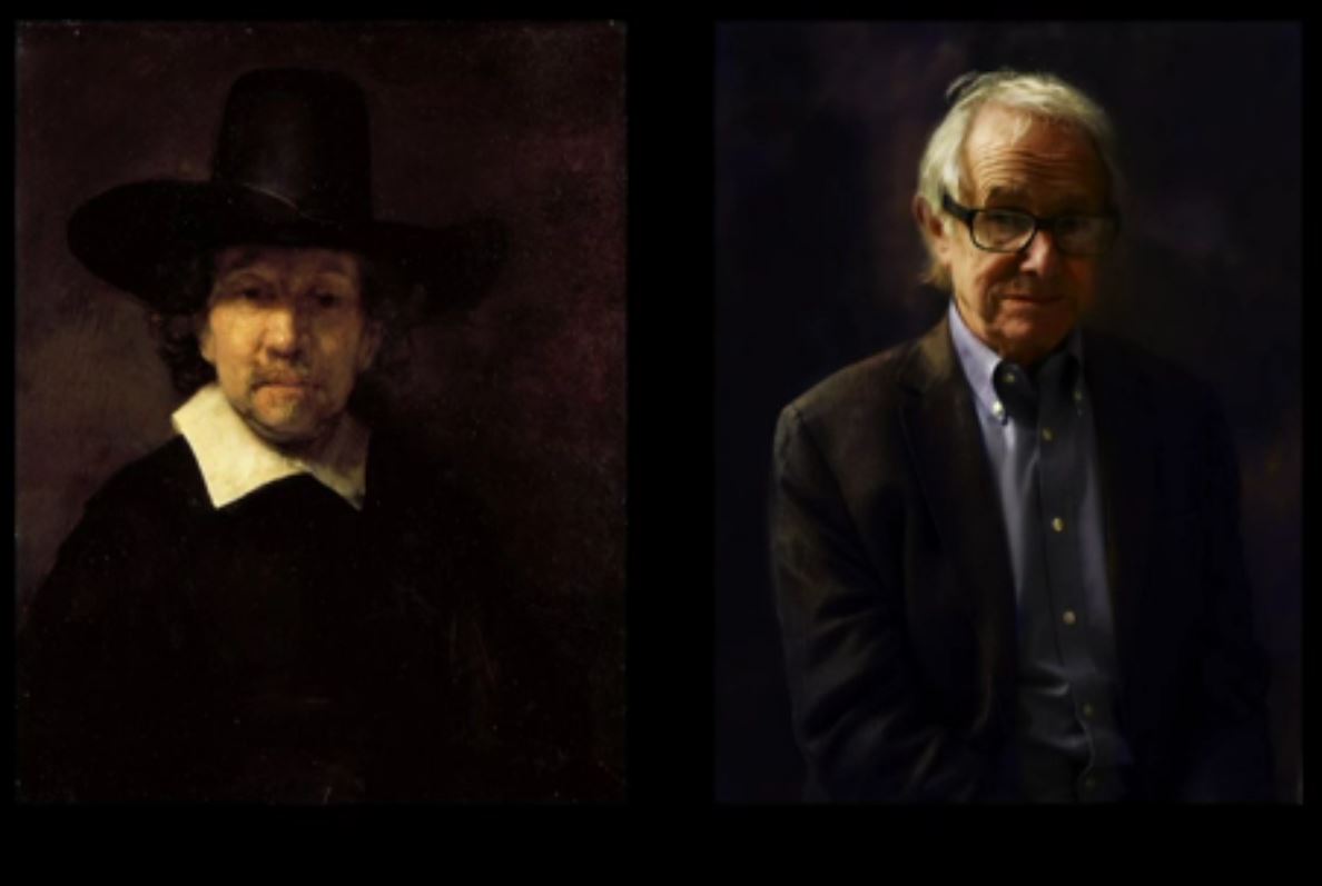 Ken Loach in the style of Rembrandt
