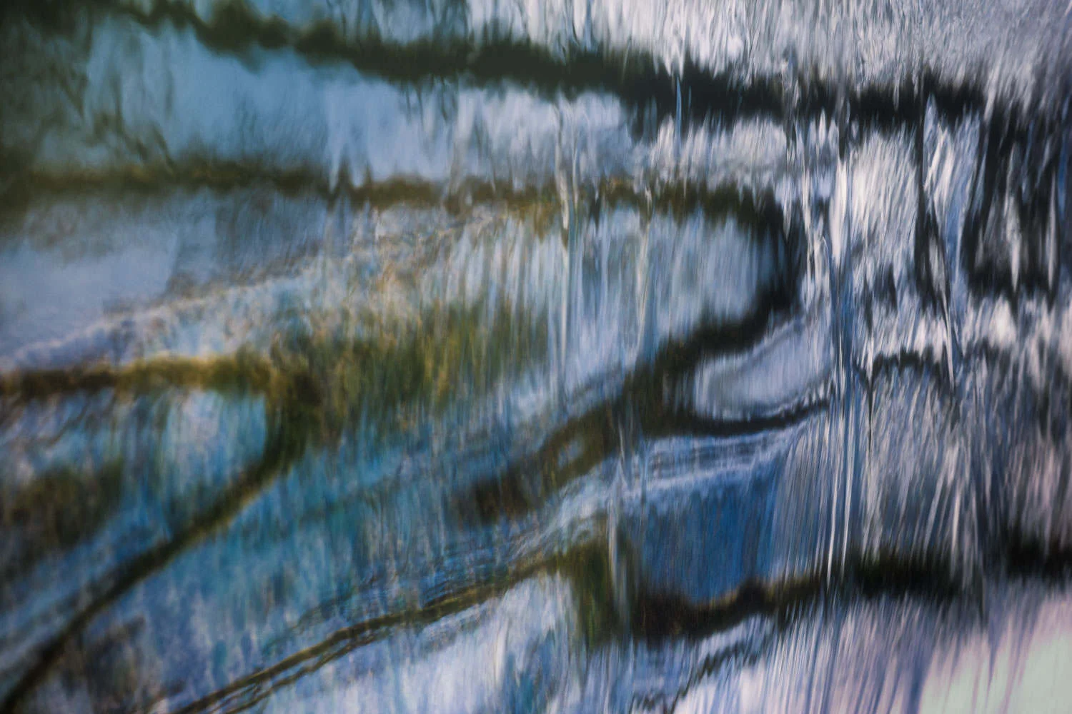 winter water abstract