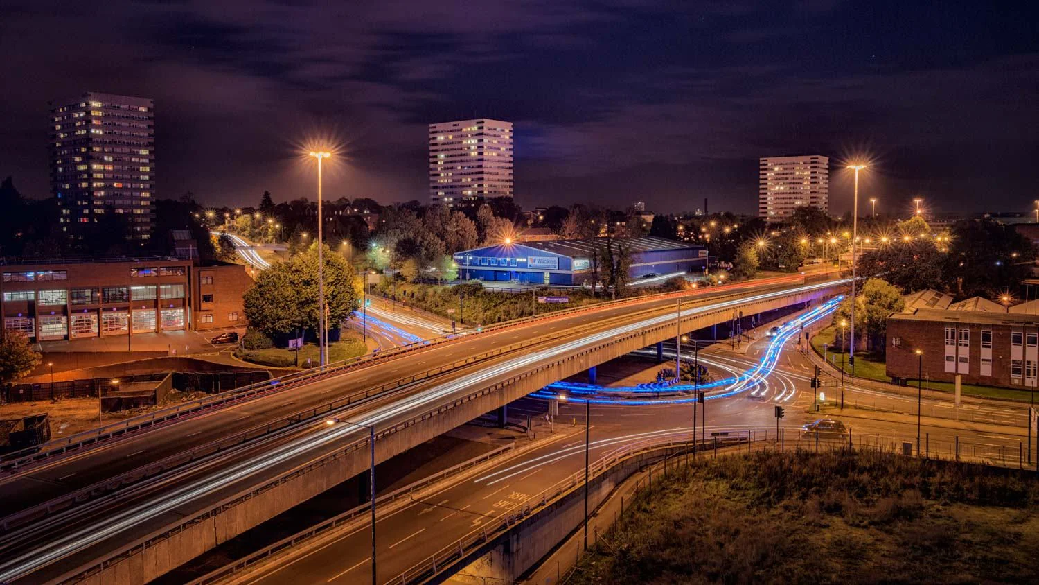 City Centre at night