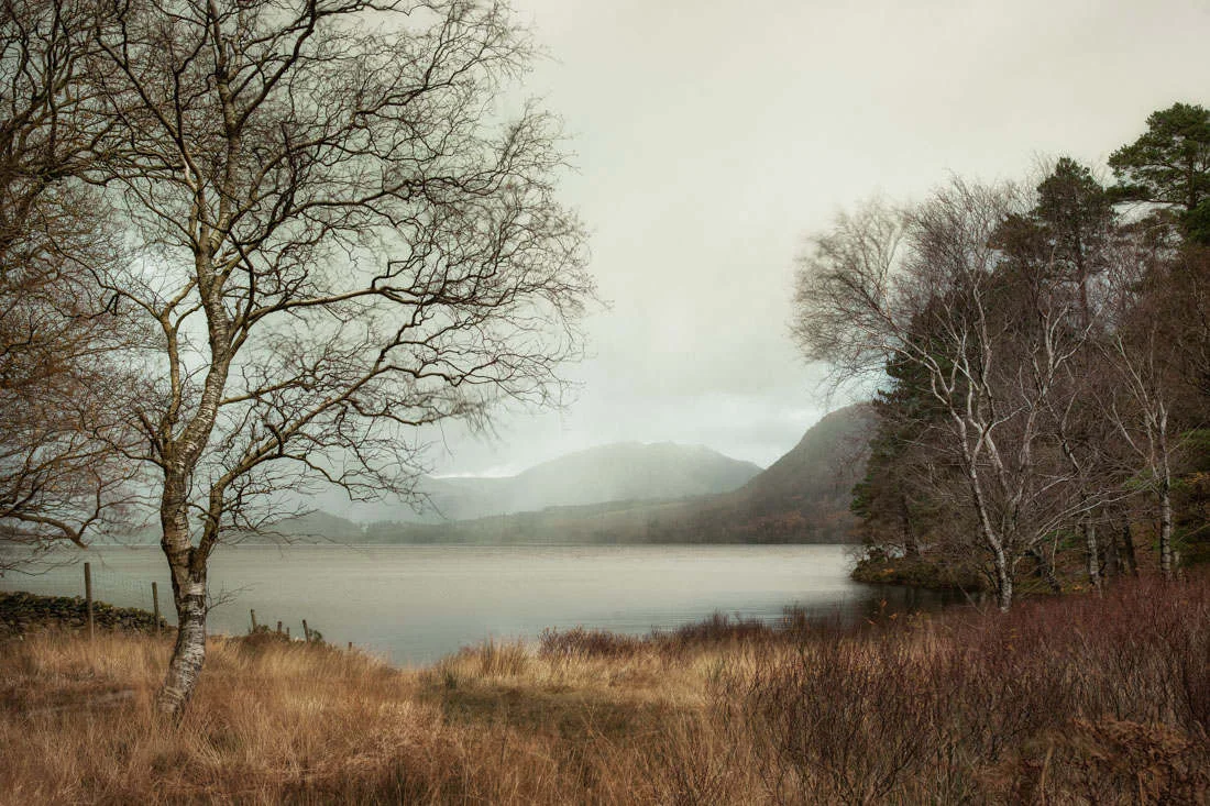 Looking onto Derwent Water and another wet front approaching