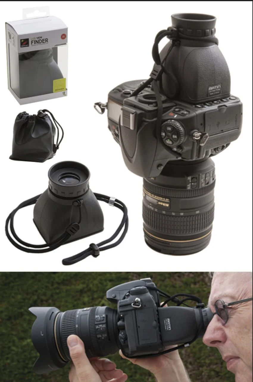 Struggle to see your camera's LCD screen?