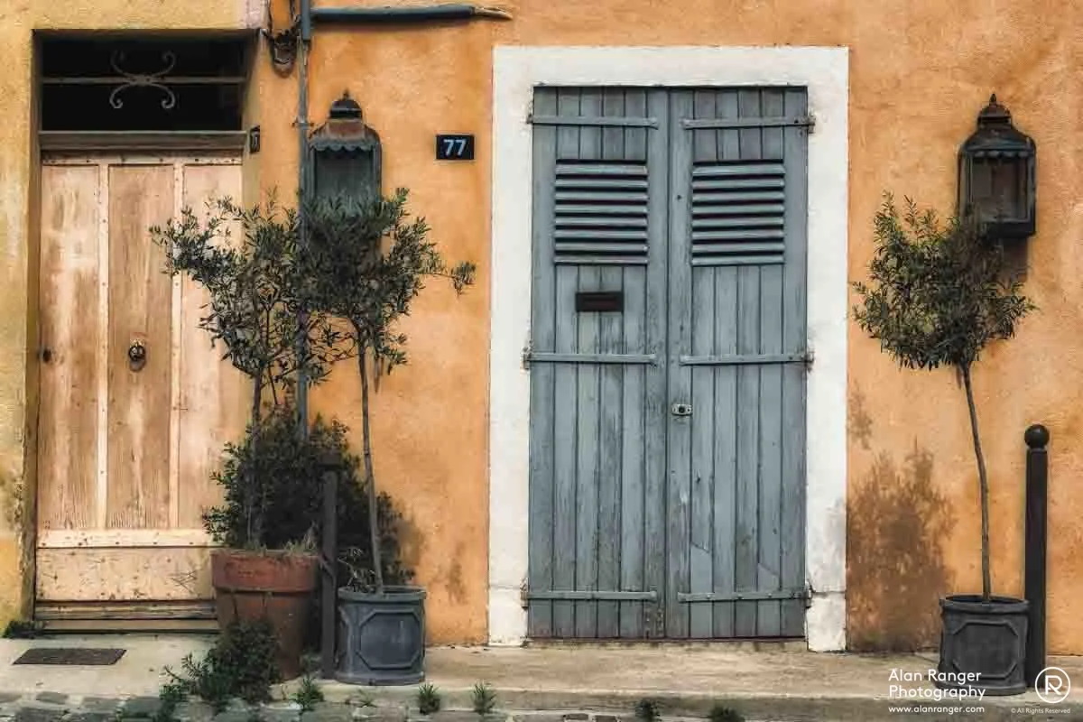 pastel doorway