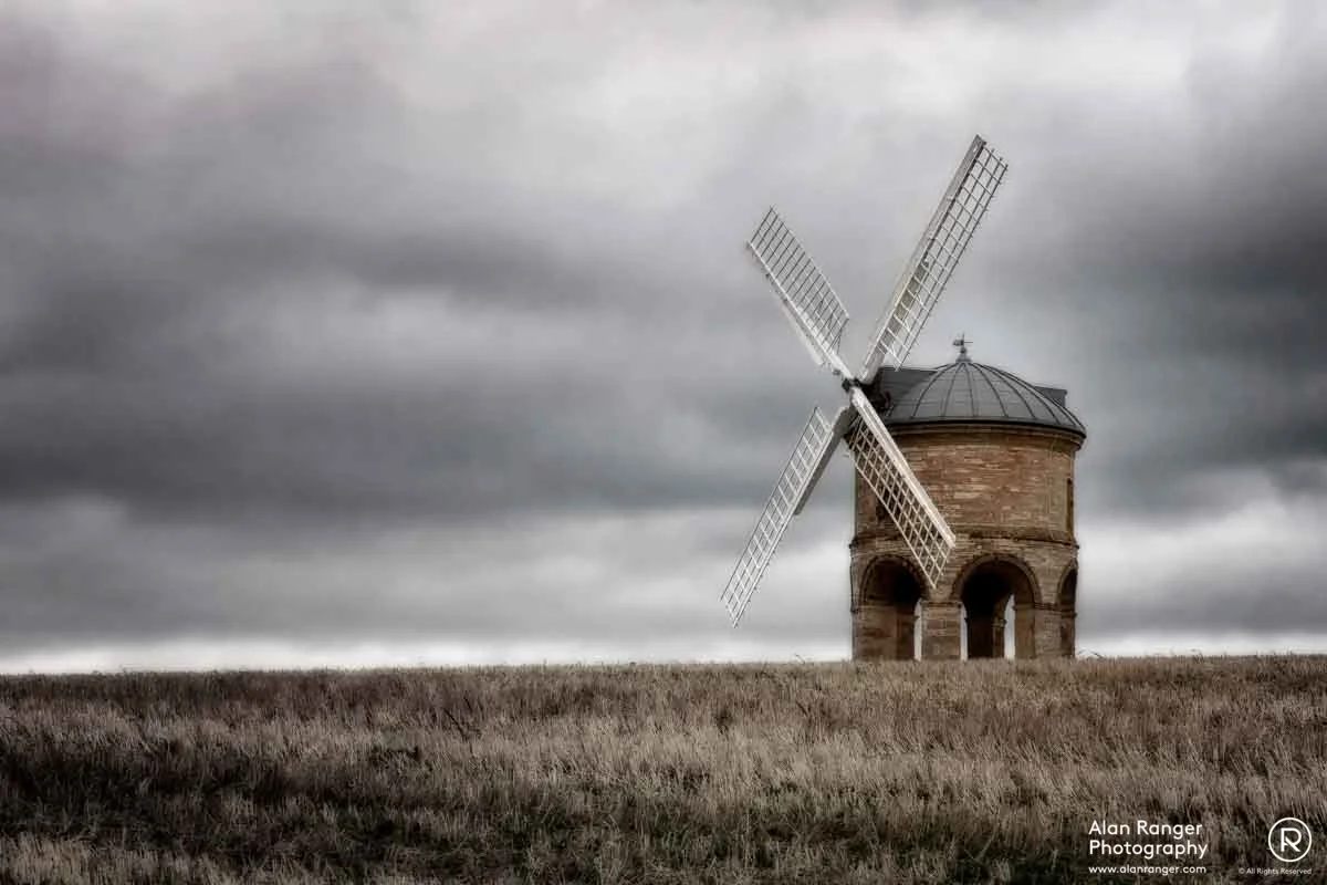 chesterton windmill grey day