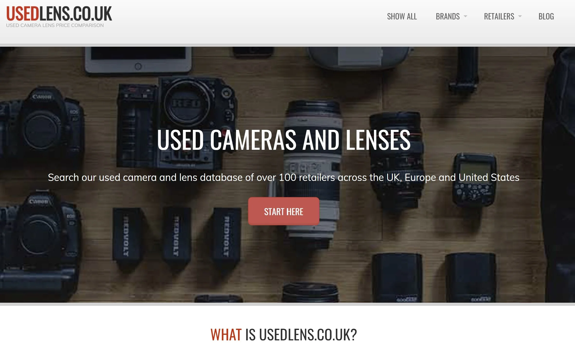 Used Camera Equipment cameras and Lenses - From UK retailers