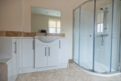 Shower room property photography Stratford
