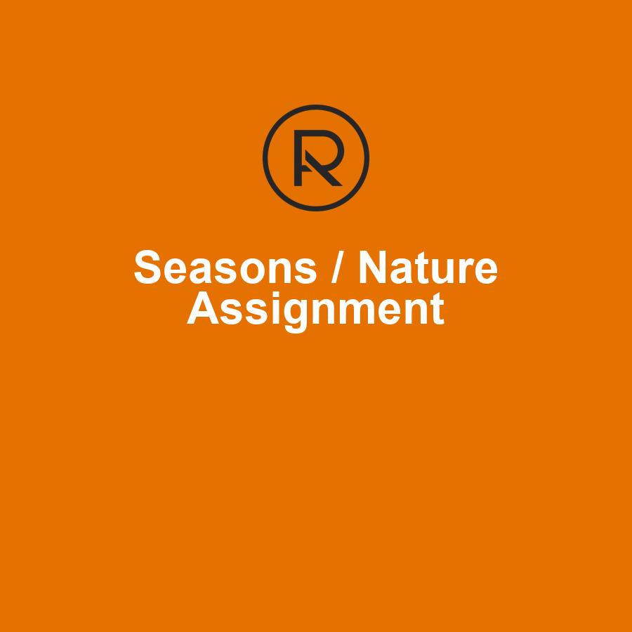 Seasons Nature Photography Assignment - Free Lesson