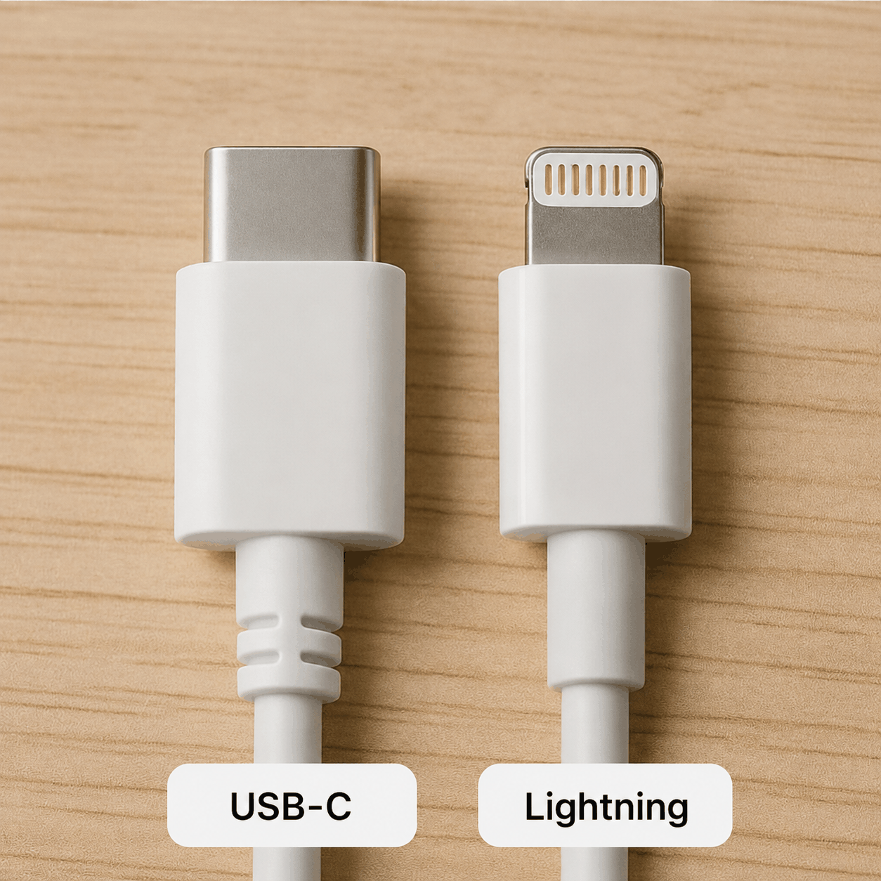 Types of iPhone connectors – Lightning and USB-C