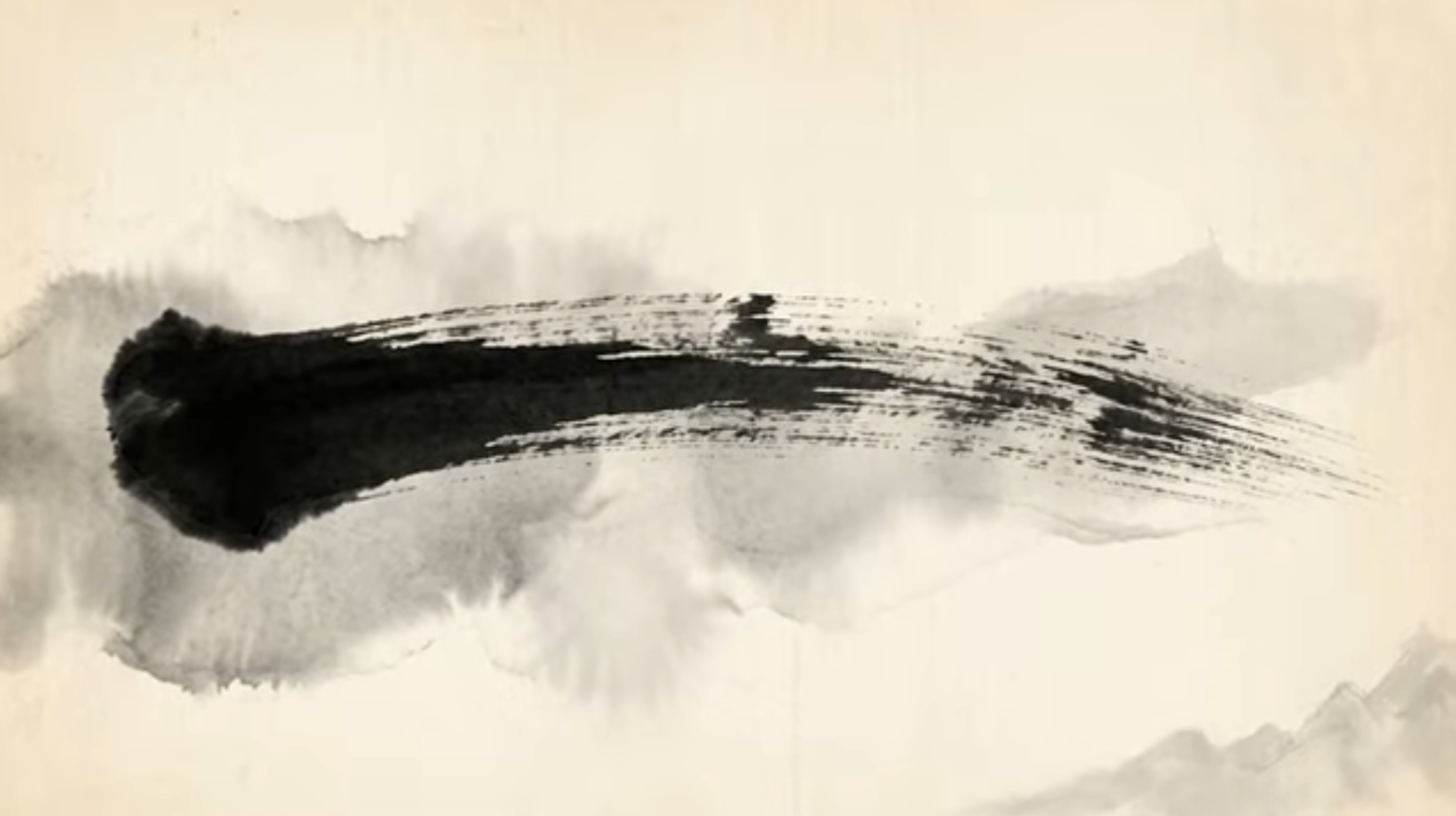 A scene from the Taoist parable of the two walls — the official faces two groups of counsellors in a quiet hall, light falling through the right-hand windows. From Alan Ranger's YouTube series on photography composition and emptiness.