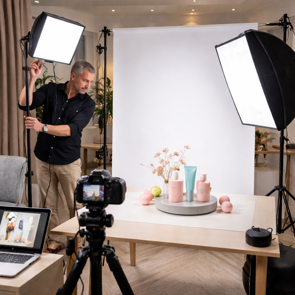 Product Photography Lighting Setup