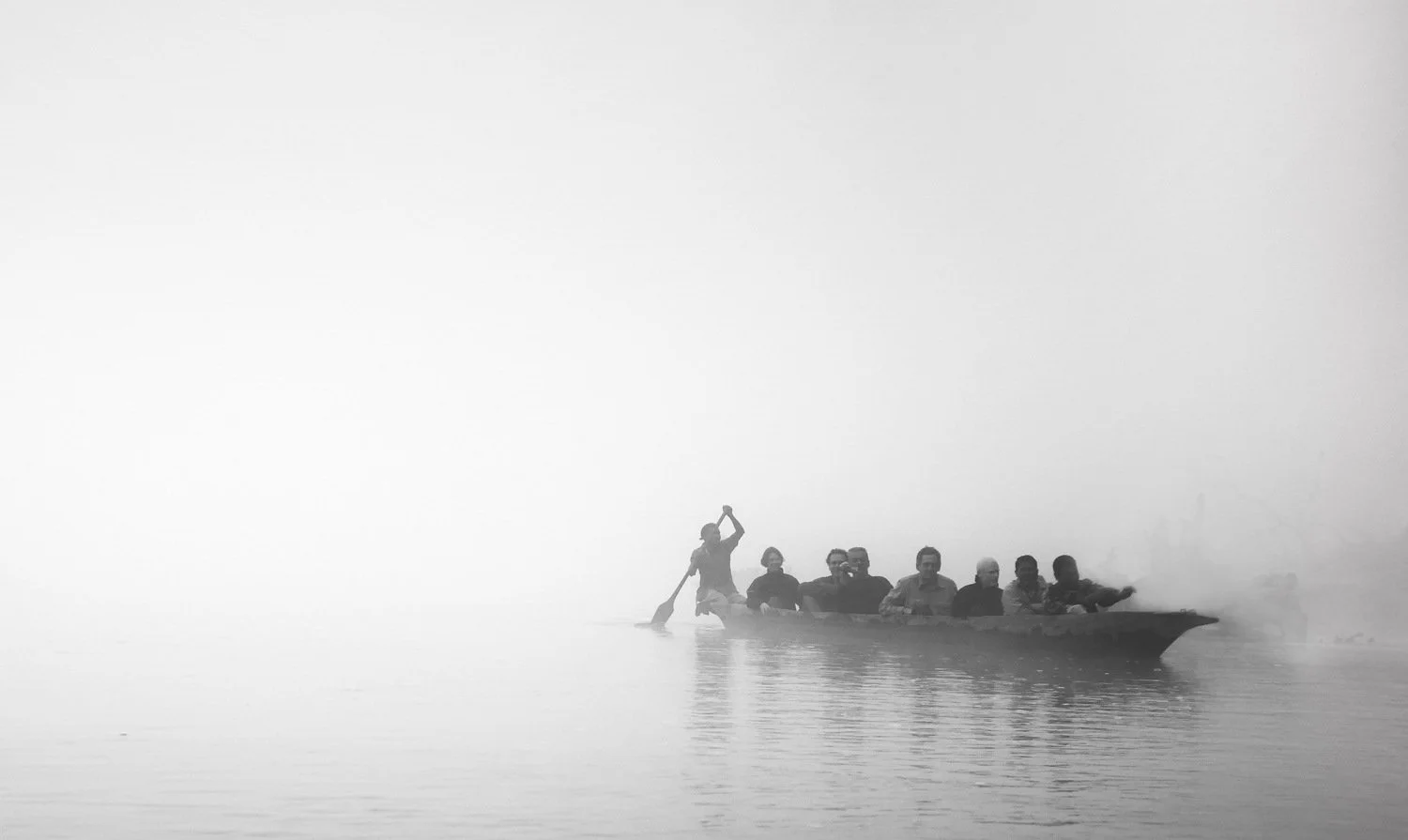 Photograph using surrounding space to support the subject and atmosphere