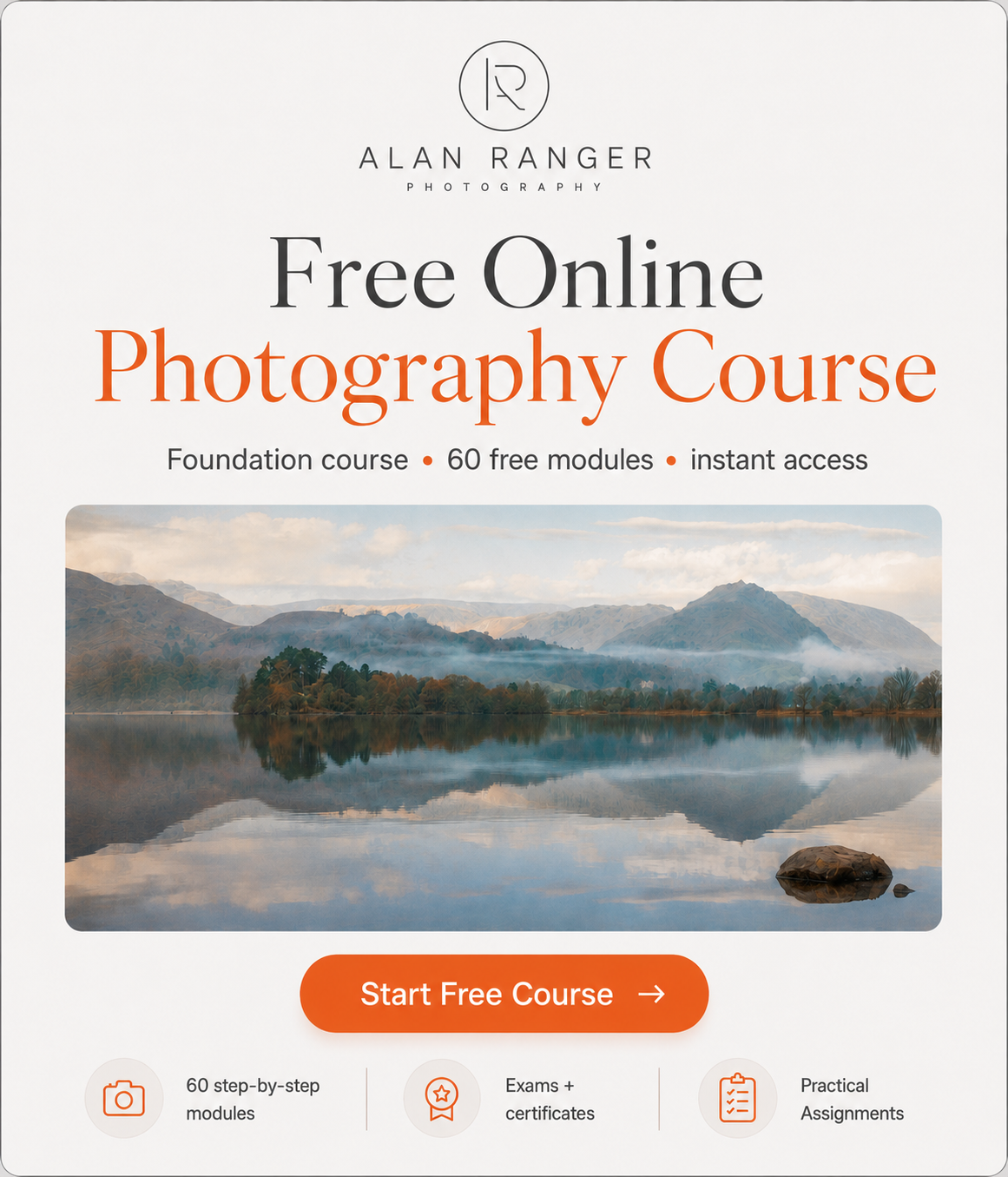 FREE online photography course