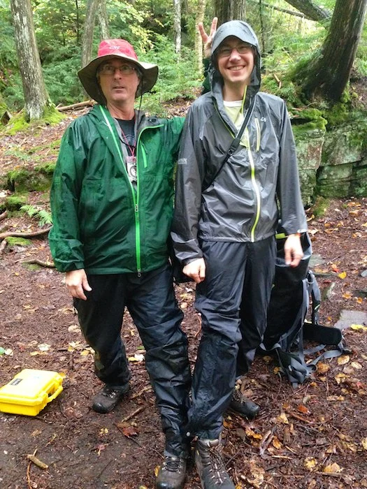 Keen ambassador Kevin Callan and myself, putting our best feet forward.