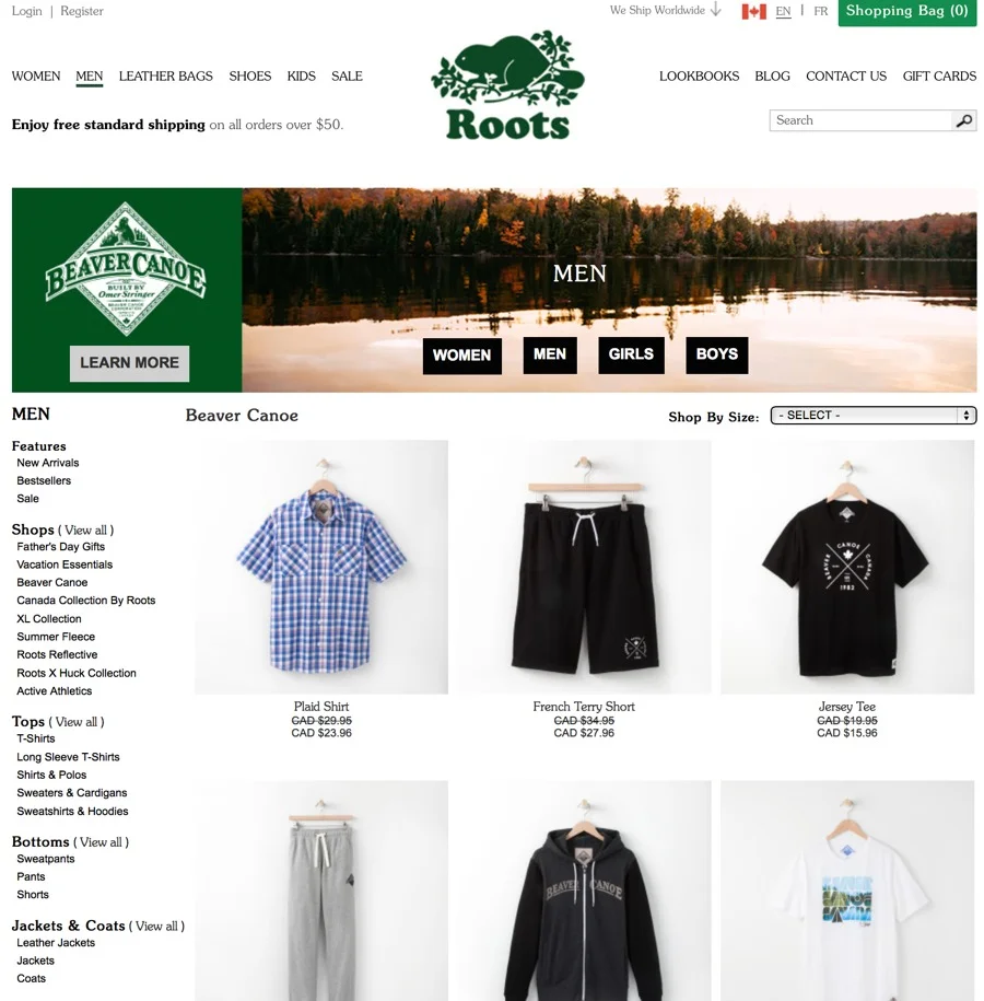 Gift Idea Beaver Canoe Clothing — Traversing