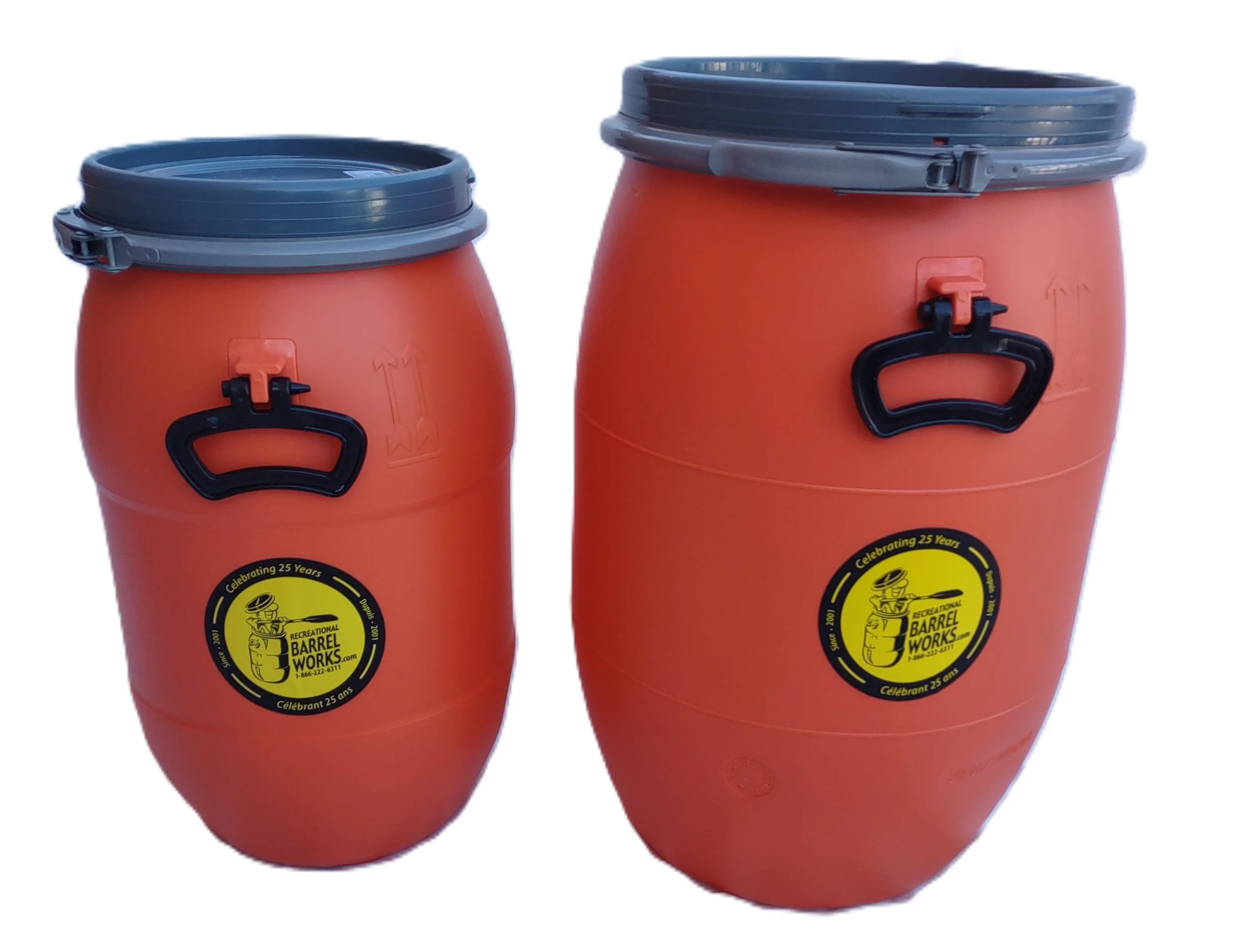 Recreational Barrel Works Releases Orange 60L &amp; 30L Barrels