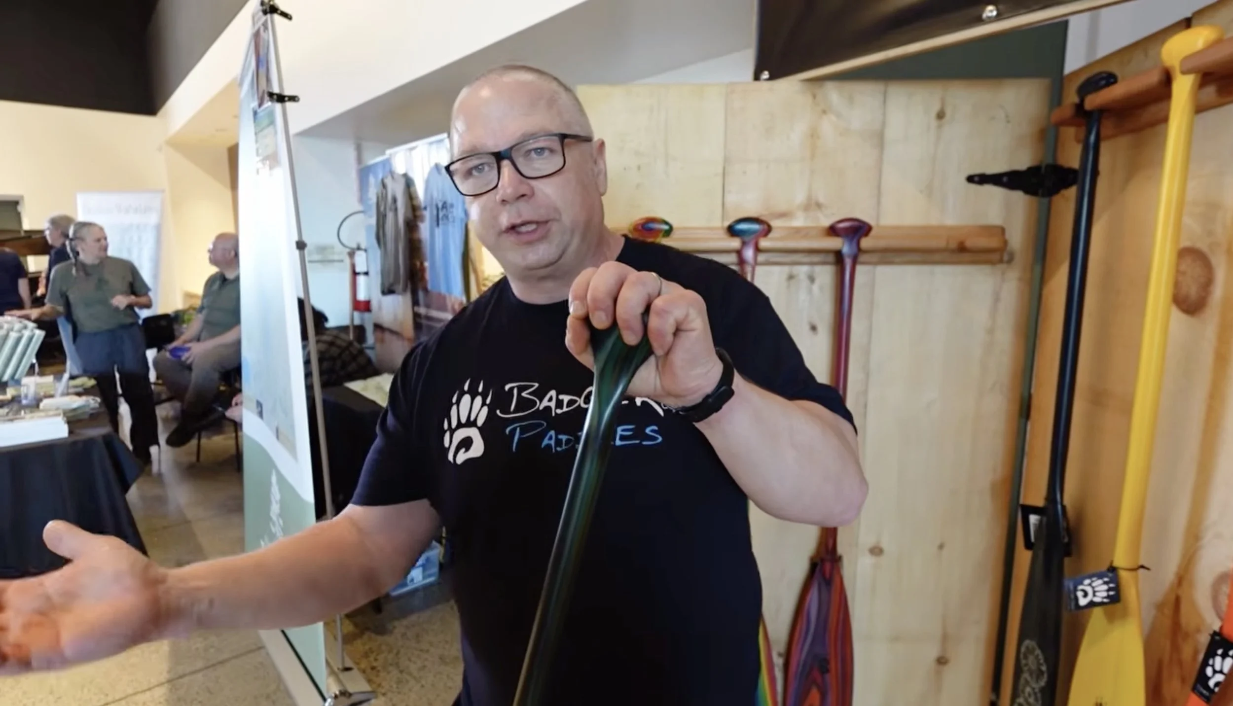 Kevin Callan: Lightweight &amp; Decorative Badger Paddles