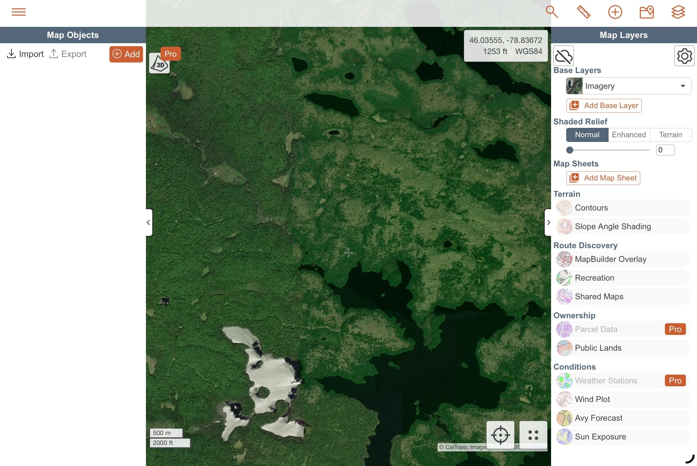 CalTopo Updates Satellite Imagery Using Vantor