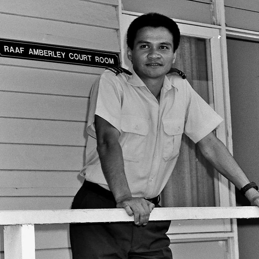 Flight Lieutenant Michael Kar, Base Legal Officer RAAF Base Amberley. The bravest Legal Officer and lawyer I knew. His integrity and determination to give fearless legal advice were rare among officers who depended on their superiors for good postings and promotions - both of which were largely denied Michael.