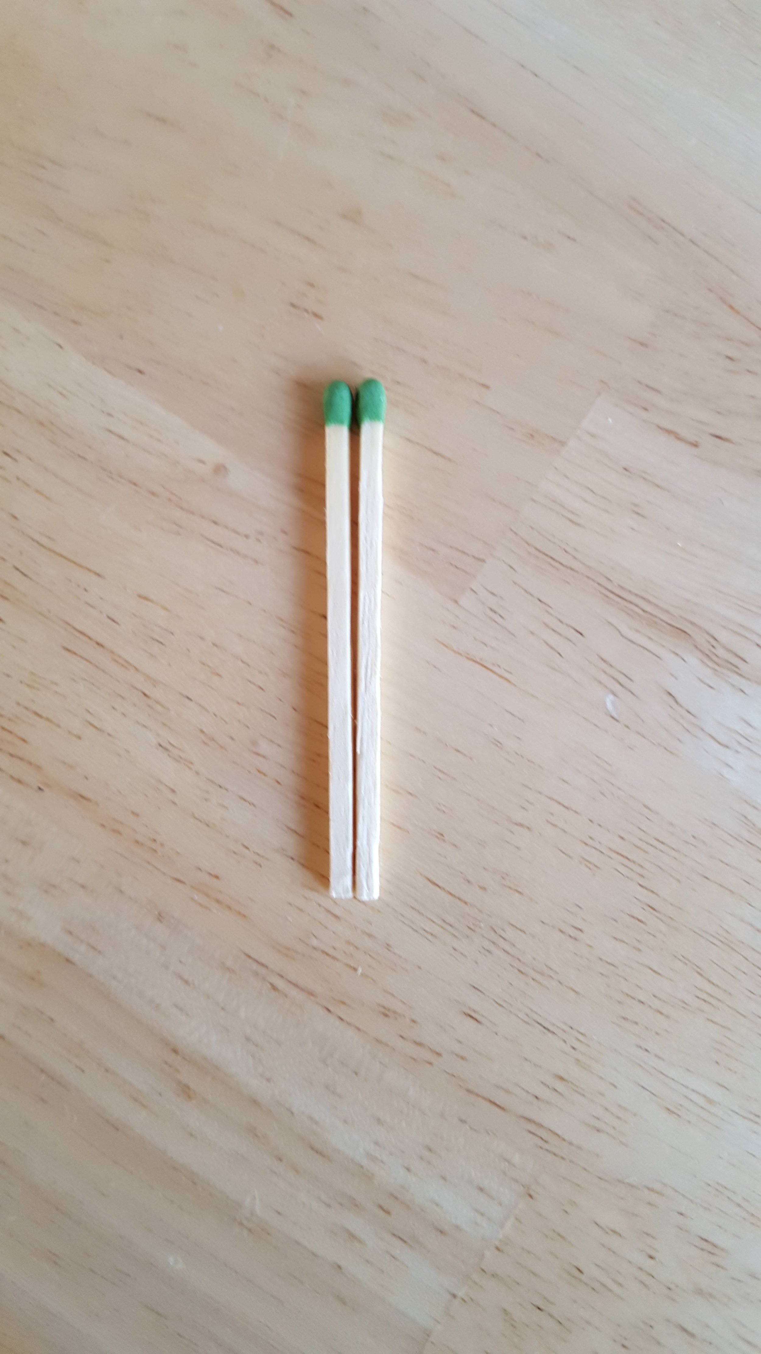 I was playing around with matches one day and thought about how the heads of matches are slightly larger than the bodies. It got me wondering what would happen if I started gluing them together and never stopped. I imagined a sphere would form so I