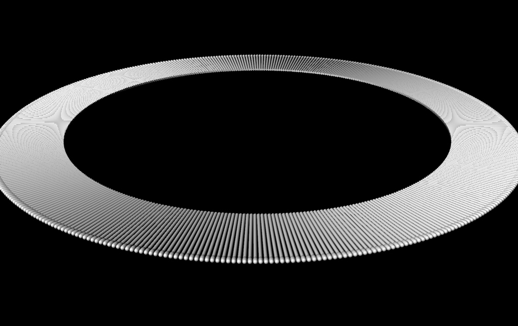 Now I started indulging myself and tried to model the sphere in 3D space.