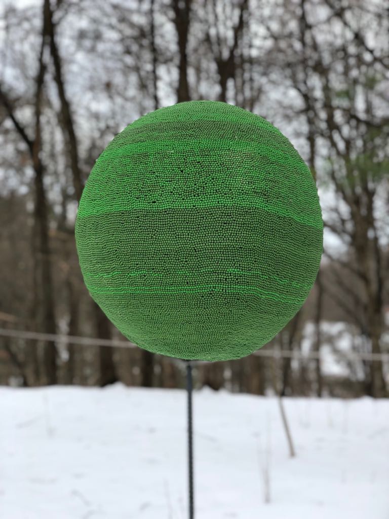 And this is what you get. Turns out all green matches are not exactly the same color and I have no idea why they shifted the way they did. The potential energy here was very palpable. All in all this thing took approximately ten months to create