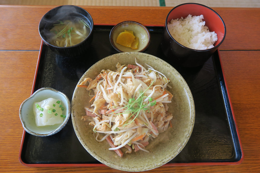 Tatami-ishi Rest House - Fu Chanpuru (Stir Fry) 