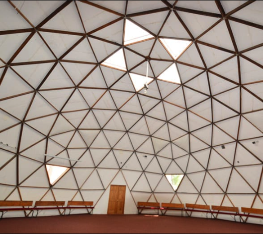 The Synergia Dome, where we will be swinging our swords!