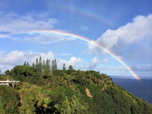 Rainbow from Hale Akua