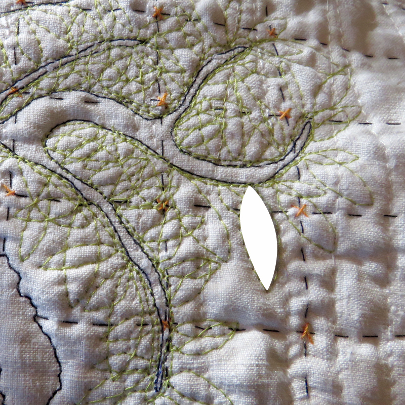 The Grass was Greener, stitch pattern, Paula Kovarik