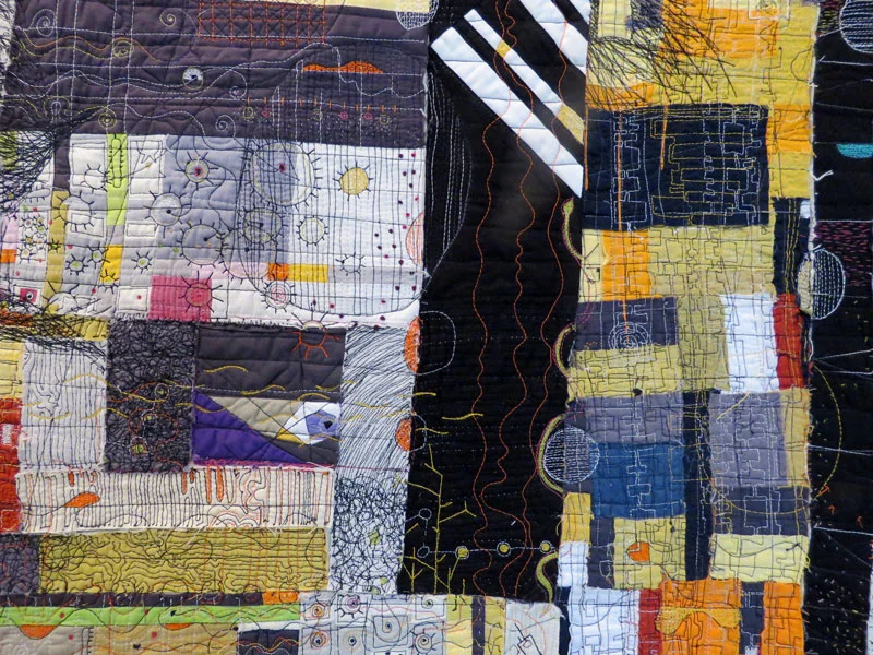 I Need a Third Eye, work in progress detail, Paula Kovarik