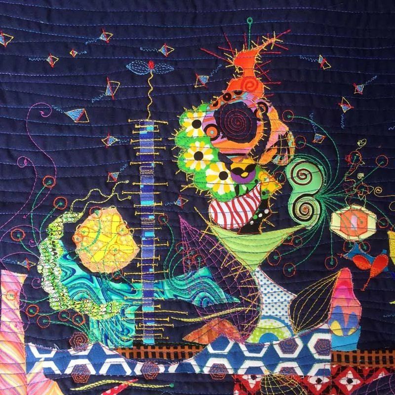 And some more stitching.
