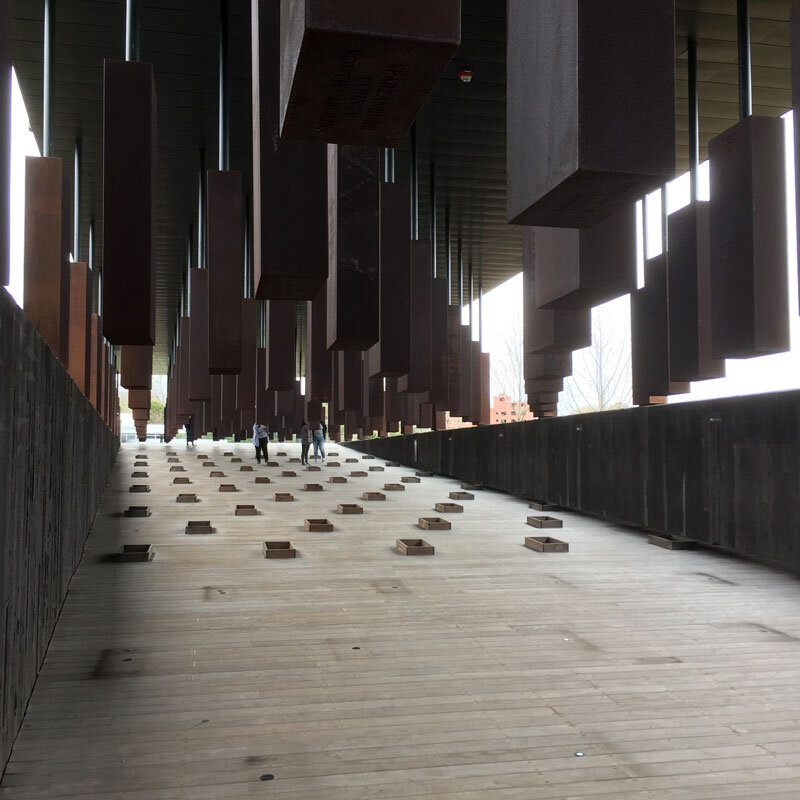  We traveled to Montgomery, Alabama to visit the National Memorial for Peace and Justice dedicated to the legacy of enslaved Black people. A moving and unforgettable experience.  