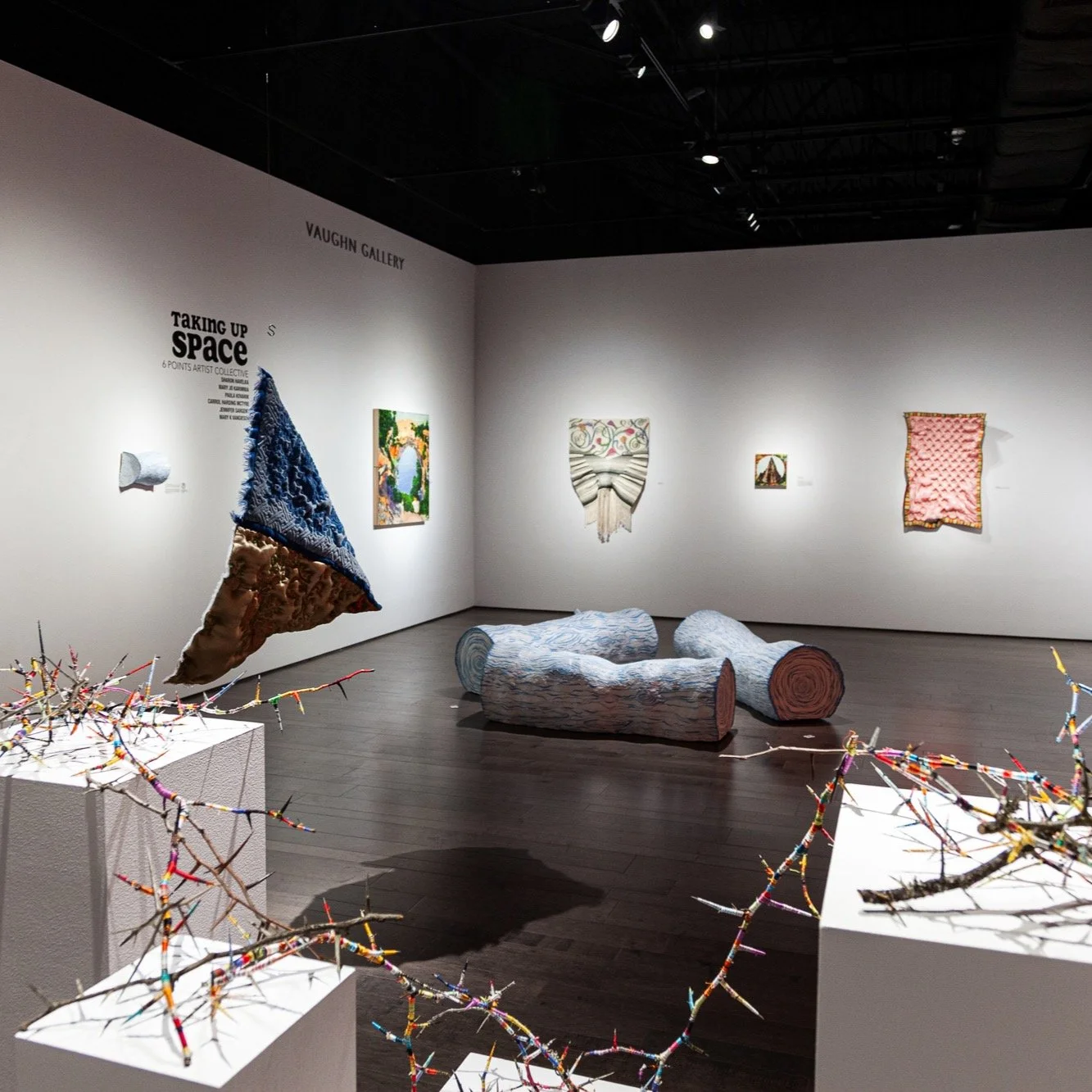 The Six Points show, Taking Up Space, at the Bradbury Art Museum in Jonesboro, Arkansas gave our group a chance to come together in public. Look for the link in my bio to see more photos and a summary of the show. Thanks go to the folks at the Bradbu