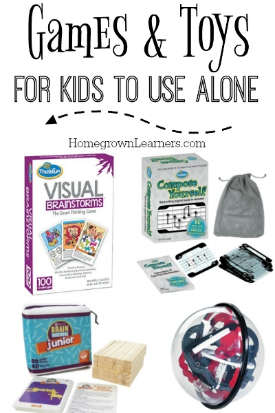 Games & Toys for Kids to Use Alone — Homegrown Learners