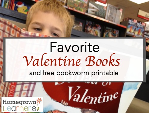 Favorite Valentine Books and Free Bookworm Printable