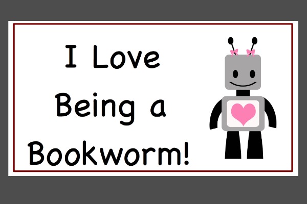 I Love Being a Bookworm Free Printable