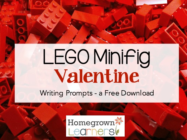 LEGO Minifig Valentine Writing Prompts
