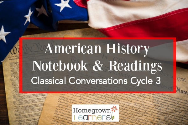 Create a History Notebook for CC Cycle 3: Readings and additional resources for weeks 1-12
