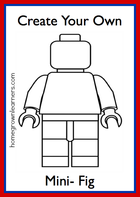 LEGO Minifig Printable Homegrown Learners