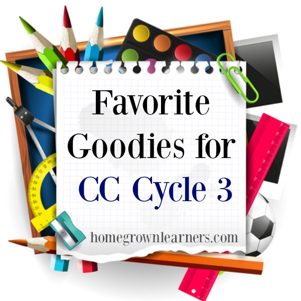 Favorite Goodies for CC Cycle 3