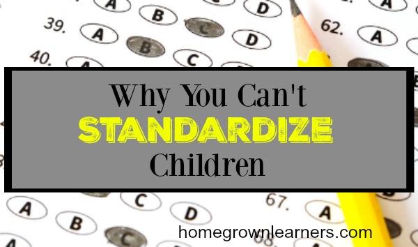 Why You Can't Standardize Children