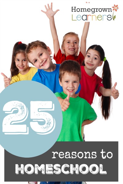 25 Reasons to Homeschool