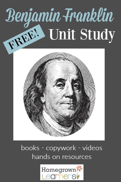 Free Benjamin Franklin Unit Studay