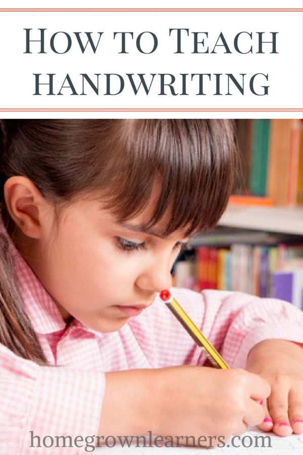 How to Teach Handwriting to Children