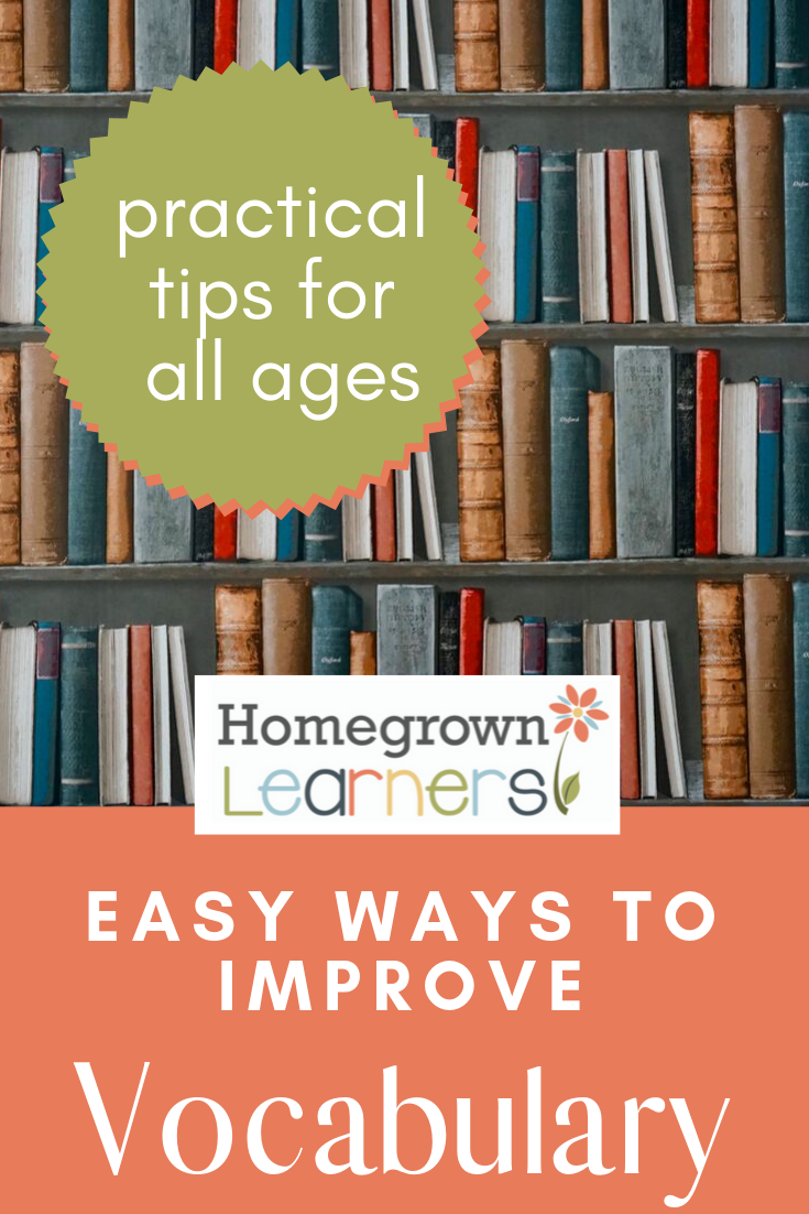 Easy Ways to Improve Vocabulary #homeschool #education