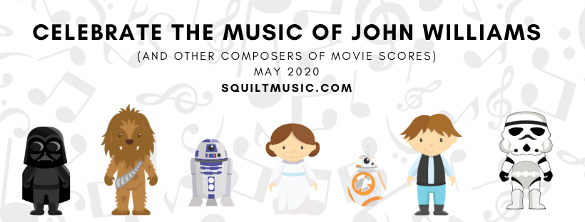 Celebrate music from the movies in #squiltlive !