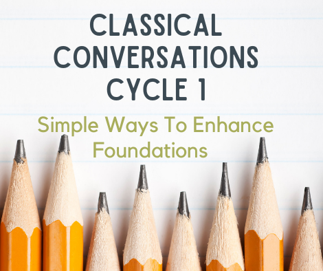 Simple Ways to Enhance Foundations - Classical Conversations Cycle 1