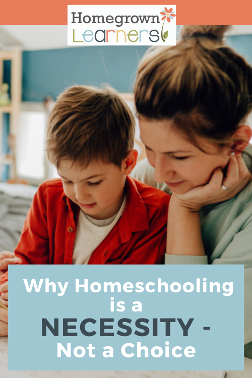 Why Homeschooling is a Necessity and not a Choice