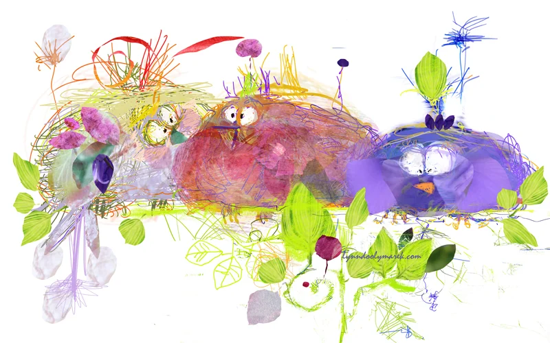 Three Birds Gossiping