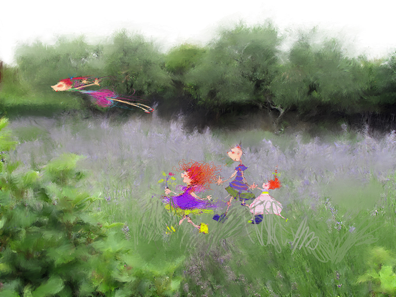 Children In Field